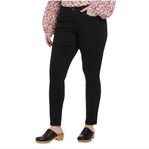 Universal Thread Curvy Skinny Black Jeans Size Women's 14
